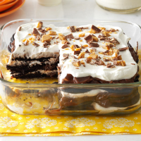 Double-Chocolate Toffee Icebox Cake Recipe: How to Make It image