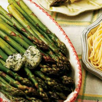 Asparagus with Dill Butter Recipe: How to Make It image