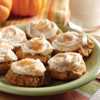 Pumpkin Patch Cookies Recipe | MyRecipes image