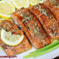 Seared Salmon Fillets & Lemon Butter Sauce – Philly Jay ... image