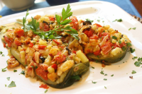 Zucchini Boats on the Grill Recipe | Allrecipes image
