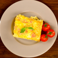 Egg and Cheese Pie | So Delicious image