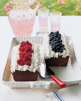 Berry Pound Cake with Whipped Cream Recipe | Martha Stewart image