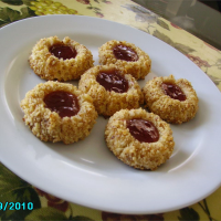 THUMBPRINT COOKIES WITH NUTS RECIPES