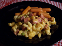 BAKED MAC AND CHEESE WITH HAM AND PEAS RECIPES