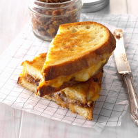 Gourmet Grilled Cheese with Date-Bacon Jam Recipe: How to ... image