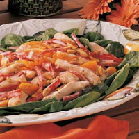Warm Apricot Chicken Salad Recipe: How to Make It image