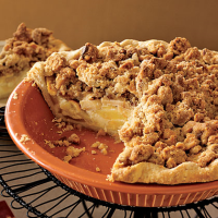 Sour Cream Apple Pie Recipe | MyRecipes image