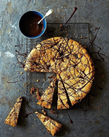 Giant chocolate and toffee cookie recipe | delicious. magazine image