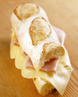 Ham-and-Cheese Baguette | Martha Stewart image