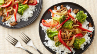 GROUND BEEF STIR FRY WITH FROZEN VEGETABLES RECIPES
