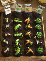 Garden Party Cupcakes Recipe - How to Make Dirt Cupcakes image
