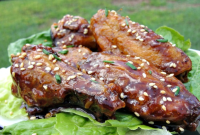 Sweet Spicy Sticky Wings Recipe - Food.com image