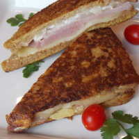 Ham and Pineapple Fried Sandwiches Recipe | Allrecipes image