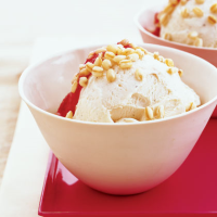 Grano: Chewy Ice Cream Sundae Recipe | MyRecipes image