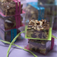 Chocolate Chip-Pecan Squares Recipe | MyRecipes image