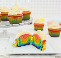Over the Rainbow Cupcakes | Allrecipes image