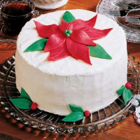White Chocolate Holiday Cake Recipe: How to Make It image