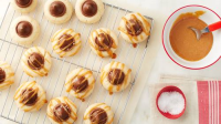 Chocolate-Salted Caramel Blossom Cookies Recipe ... image