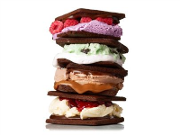 Chocolate Cookie Ice Cream Sandwiches Recipe | Food ... image