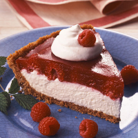 Fresh Raspberry Cream Cheese Pie Recipe | Land O’Lakes image