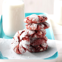 Red Velvet Crinkle Cookies Recipe: How to Make It image
