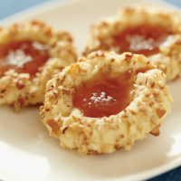 Salted Caramel Thumbprint Cookie Recipe | MyRecipes image