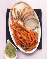 Roast Pork Loin with Carrots and Mustard ... - Martha Stewart image