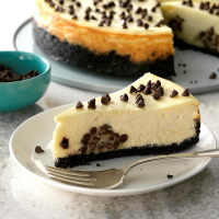 Chocolate Chip Cookie Dough Cheesecake Recipe: How to Make It - Taste of Home: Find Recipes, Appetizers, Desserts, Holiday Recipes & Healthy ... image