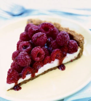 Raspberry Sour Cream Tart Recipe | Bon Appétit image