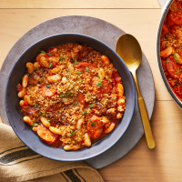 One-Pot Chicken Sausage and Beans Recipe | Real Simple image