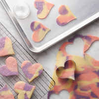 Pastel Marbled Hearts Recipe | Land O’Lakes image