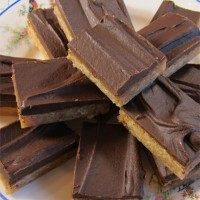 Chocolate Frosted Toffee Bars Recipe | Allrecipes image