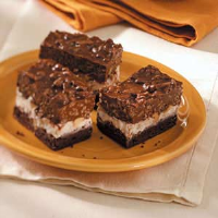 Triple-Tier Brownies Recipe: How to Make It image