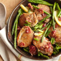 Chicken, Asparagus, and Bacon Skillet | Better Homes & Gardens image