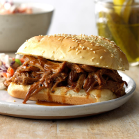 Honey Pulled Pork Subs Recipe: How to Make It image