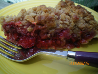 Humble Strawberry Rhubarb Crumble Pie Recipe - Baking.Food.com image