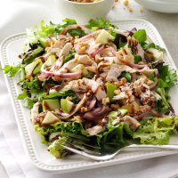 Chicken & Apple Salad with Greens Recipe: How to Make It image