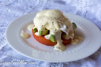 Lightened Up Eggs Benedict {Low Cal & Low Carb} image