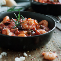 Garlic Shrimp in Tomato Sauce Recipe - Food & Wine image