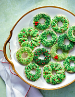 Cream Cheese Cookie Wreaths | Southern Living image