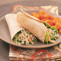 Asian Chicken Salad Wraps Recipe: How to Make It image