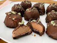Mint Chocolate Bonbons Recipe | Katie Lee Biegel | Food ... image
