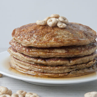 Honey Nut Cheerio Pancakes - Seasoned Sprinkles image