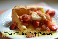 Fruit Filled Puff Pancake Recipe • Faith Filled Food for Moms image