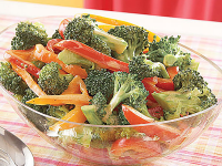 Broccoli and Bell Pepper Salad Recipe | MyRecipes image