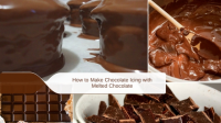 How to Make Chocolate Icing with Melted Chocolate – White ... image