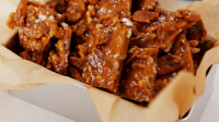 Brown Butter Walnut and Pecan Brittle Recipe image