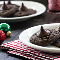 Chocolate Mint Kiss Cookies Recipe - Food Fanatic image