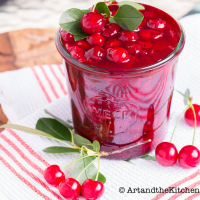 Easy Sour Cherry Sauce - Art and the Kitchen image